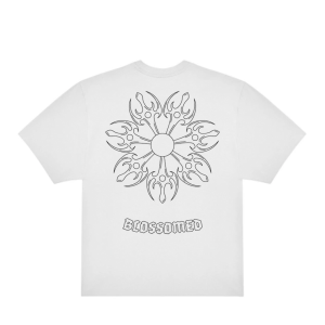 T-WHITE-BACK Blossomed - T-shirt blanc